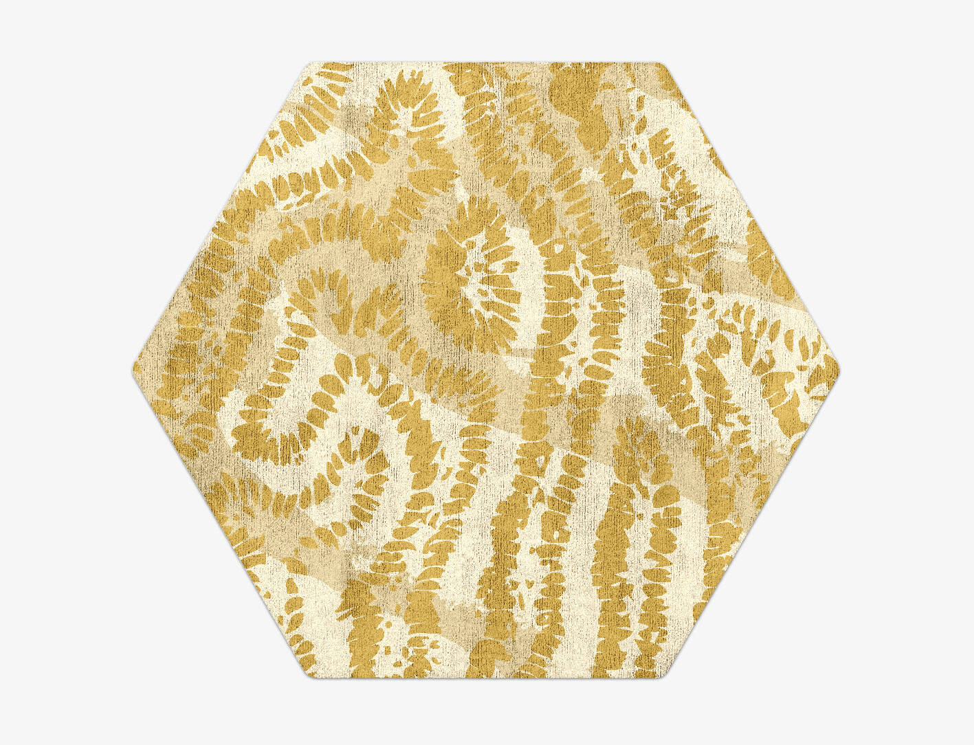 Spor Abstract Hexagon Hand Tufted Bamboo Silk Custom Rug by Rug Artisan