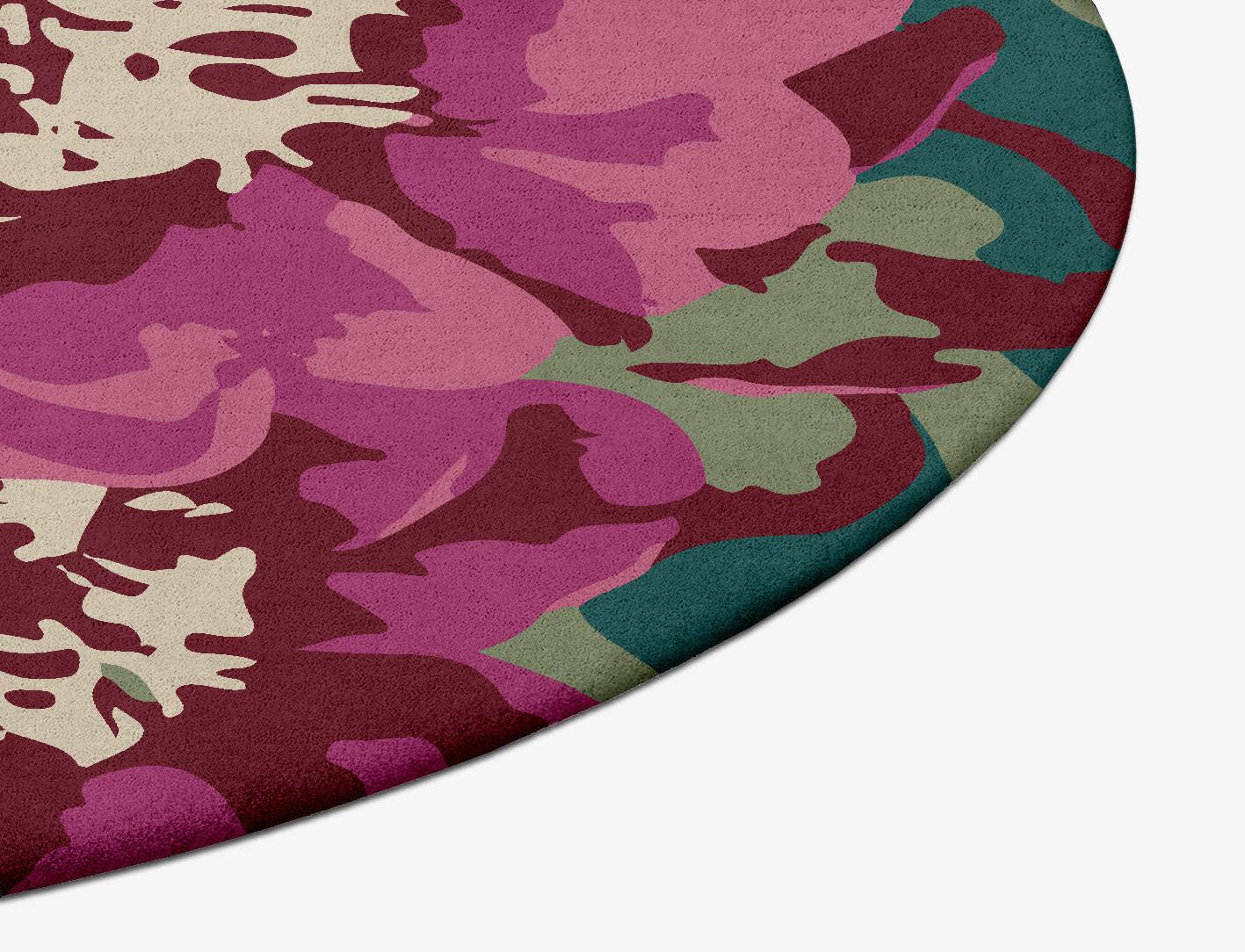 Spring Floral Oval Hand Tufted Pure Wool Custom Rug by Rug Artisan