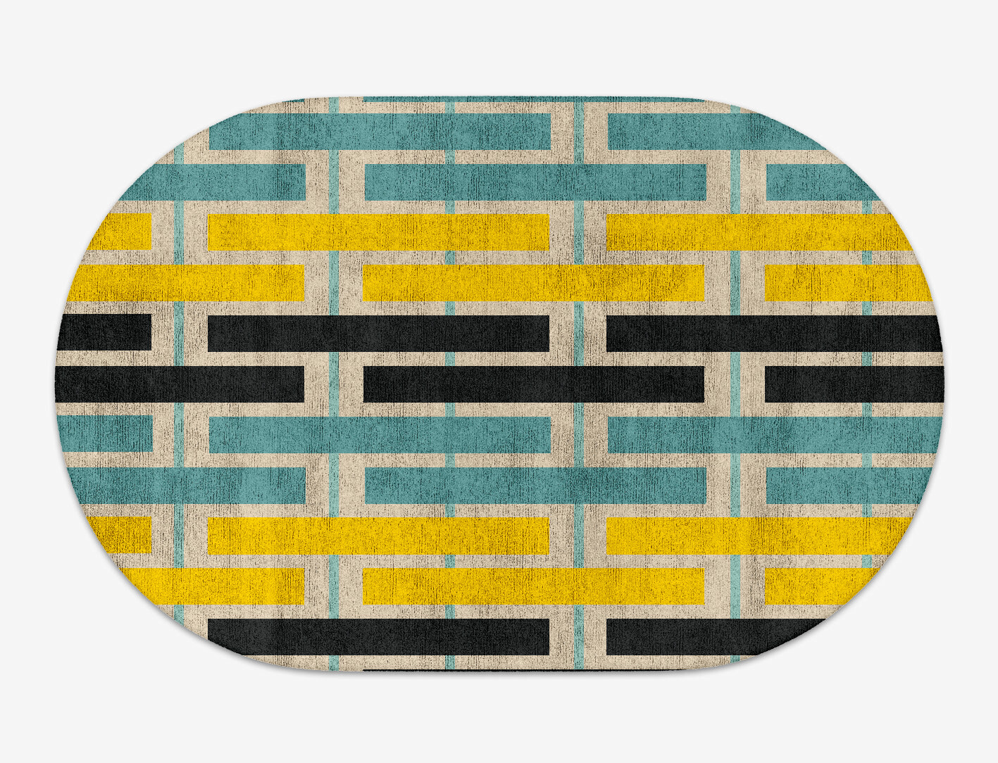Springs Geometric Capsule Hand Tufted Bamboo Silk Custom Rug by Rug Artisan