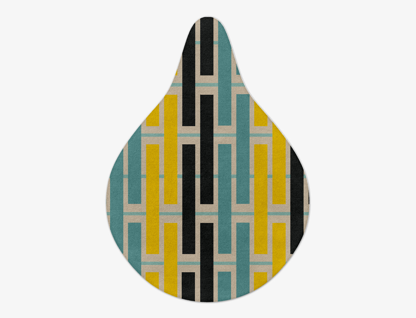 Springs Geometric Drop Hand Tufted Pure Wool Custom Rug by Rug Artisan