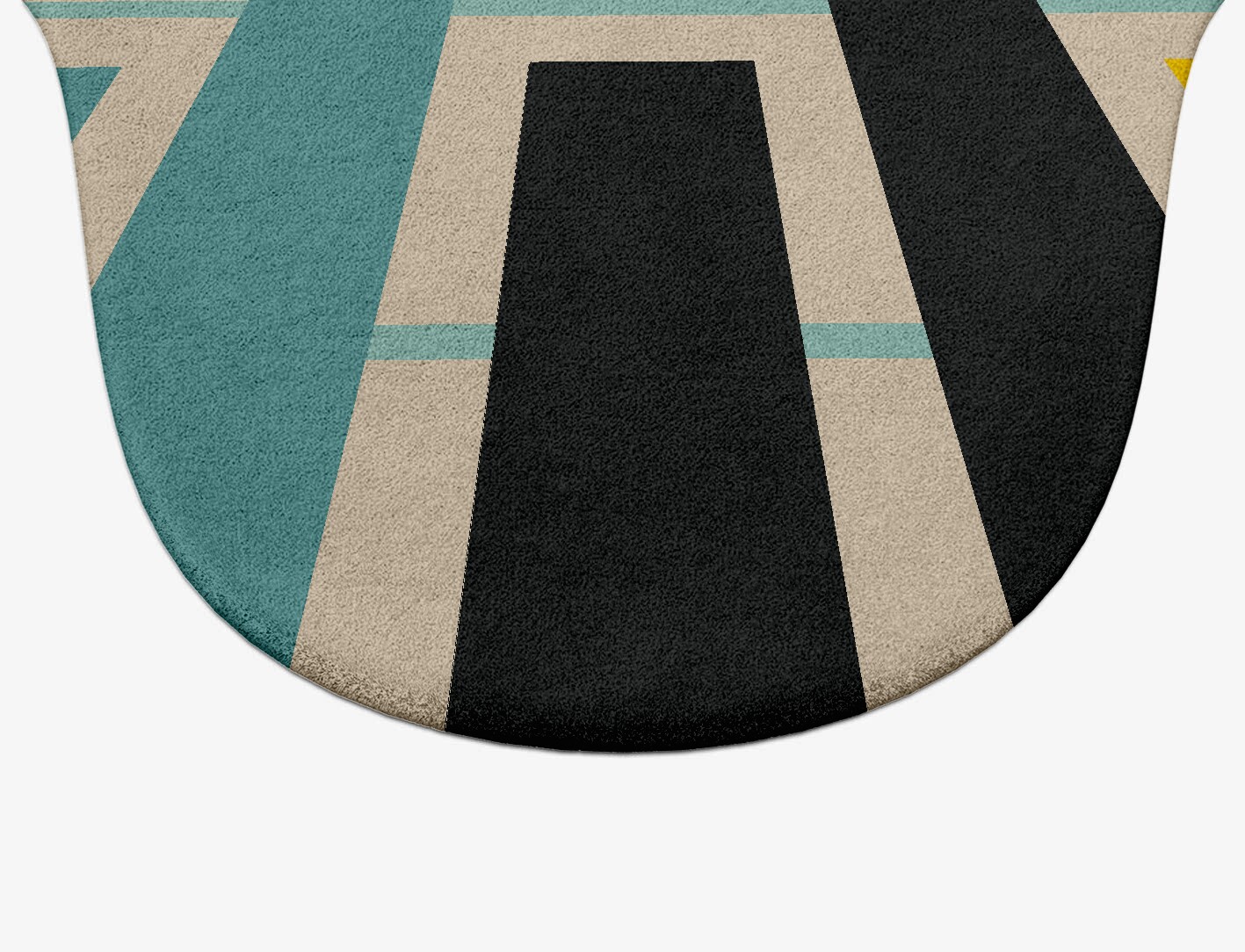 Springs Geometric Drop Hand Tufted Pure Wool Custom Rug by Rug Artisan