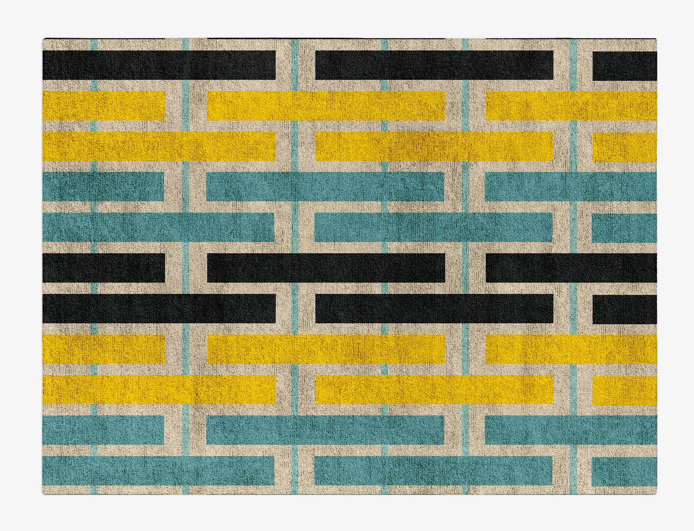 Springs Geometric Rectangle Hand Tufted Bamboo Silk Custom Rug by Rug Artisan
