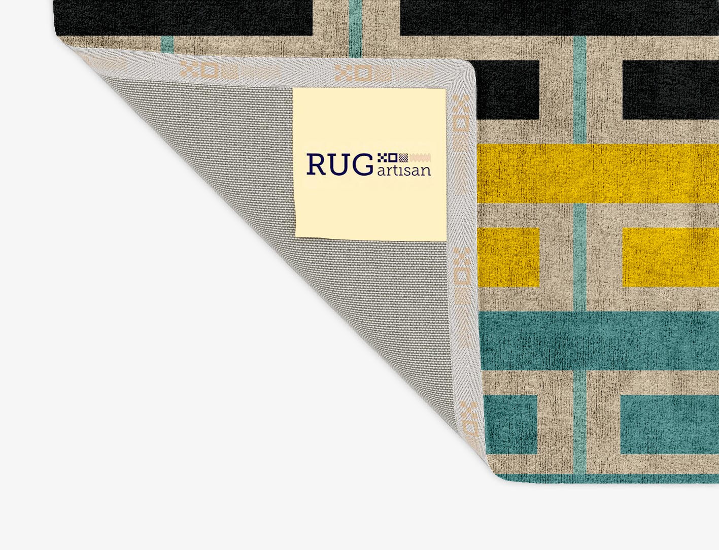 Springs Geometric Rectangle Hand Tufted Bamboo Silk Custom Rug by Rug Artisan