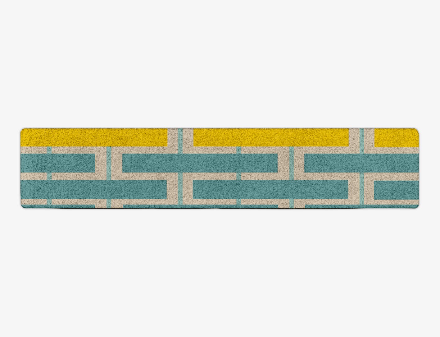Springs Geometric Runner Hand Tufted Pure Wool Custom Rug by Rug Artisan