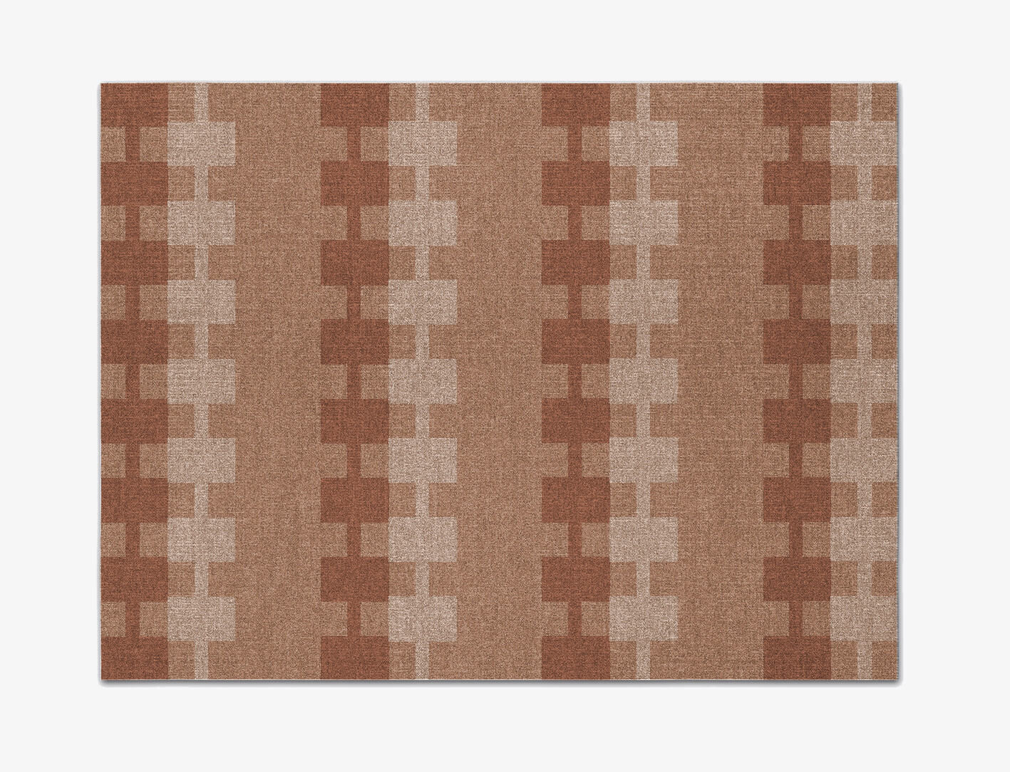 Spruce Geometric Rectangle Flatweave New Zealand Wool Custom Rug by Rug Artisan