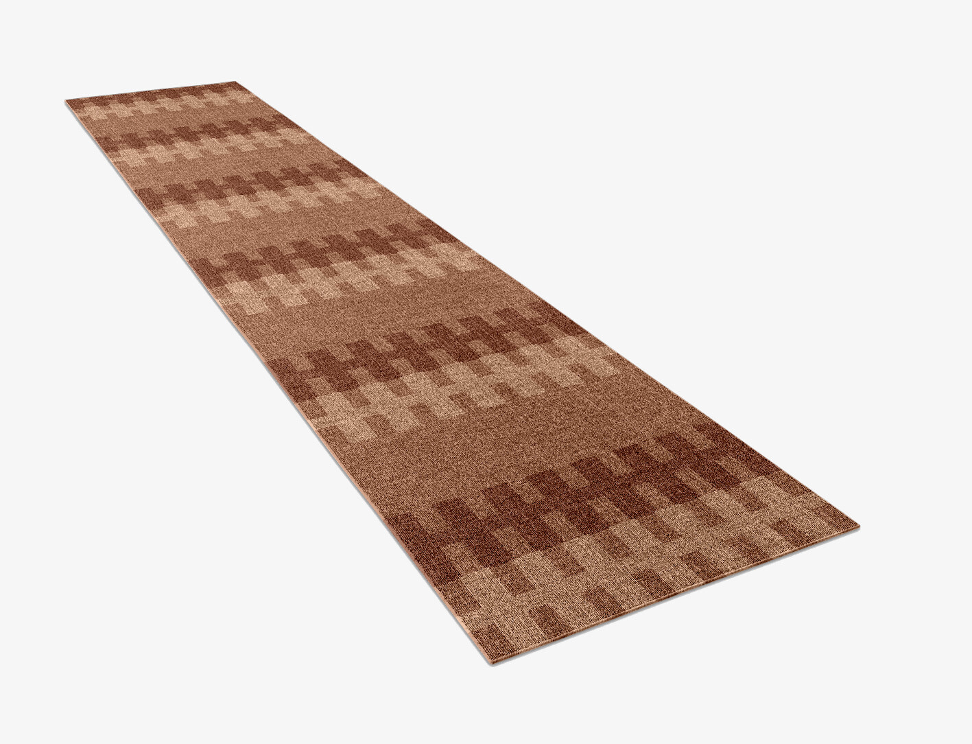 Spruce Geometric Runner Flatweave New Zealand Wool Custom Rug by Rug Artisan