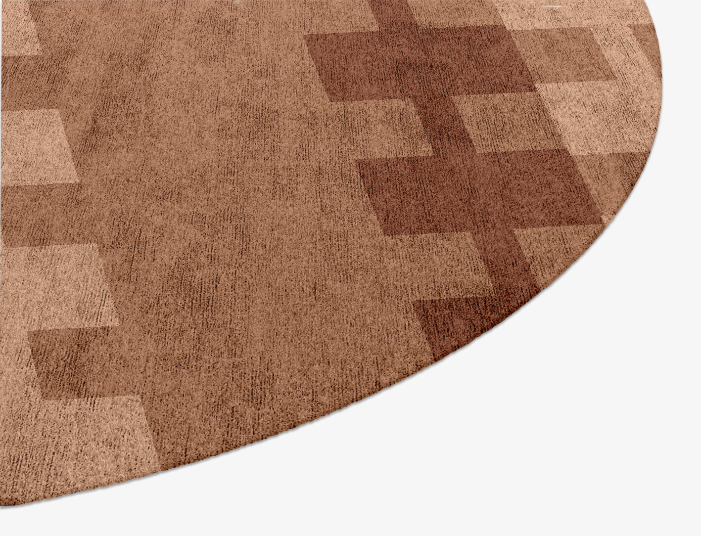Spruce Geometric Oval Hand Knotted Bamboo Silk Custom Rug by Rug Artisan