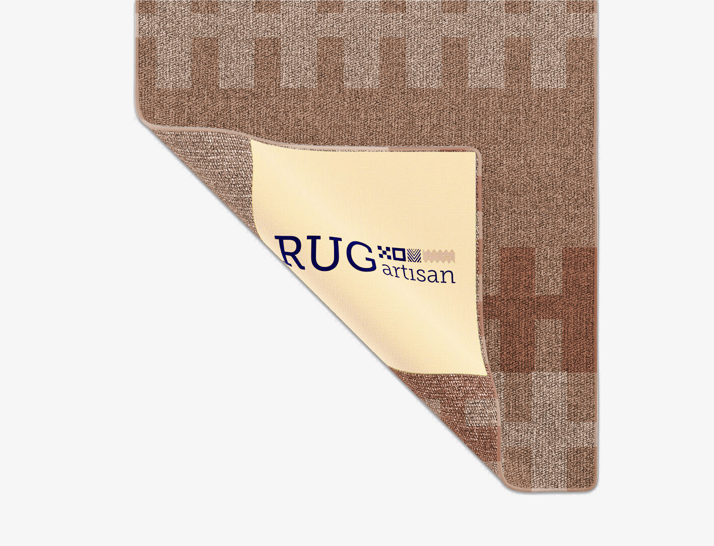 Spruce Geometric Runner Outdoor Recycled Yarn Custom Rug by Rug Artisan