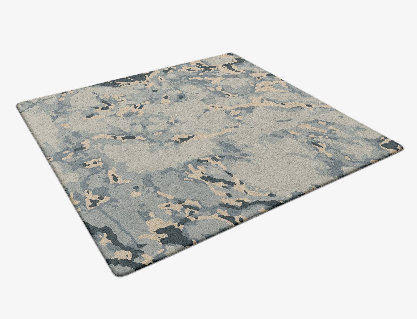 Spume Surface Art Square Hand Tufted Pure Wool Custom Rug by Rug Artisan