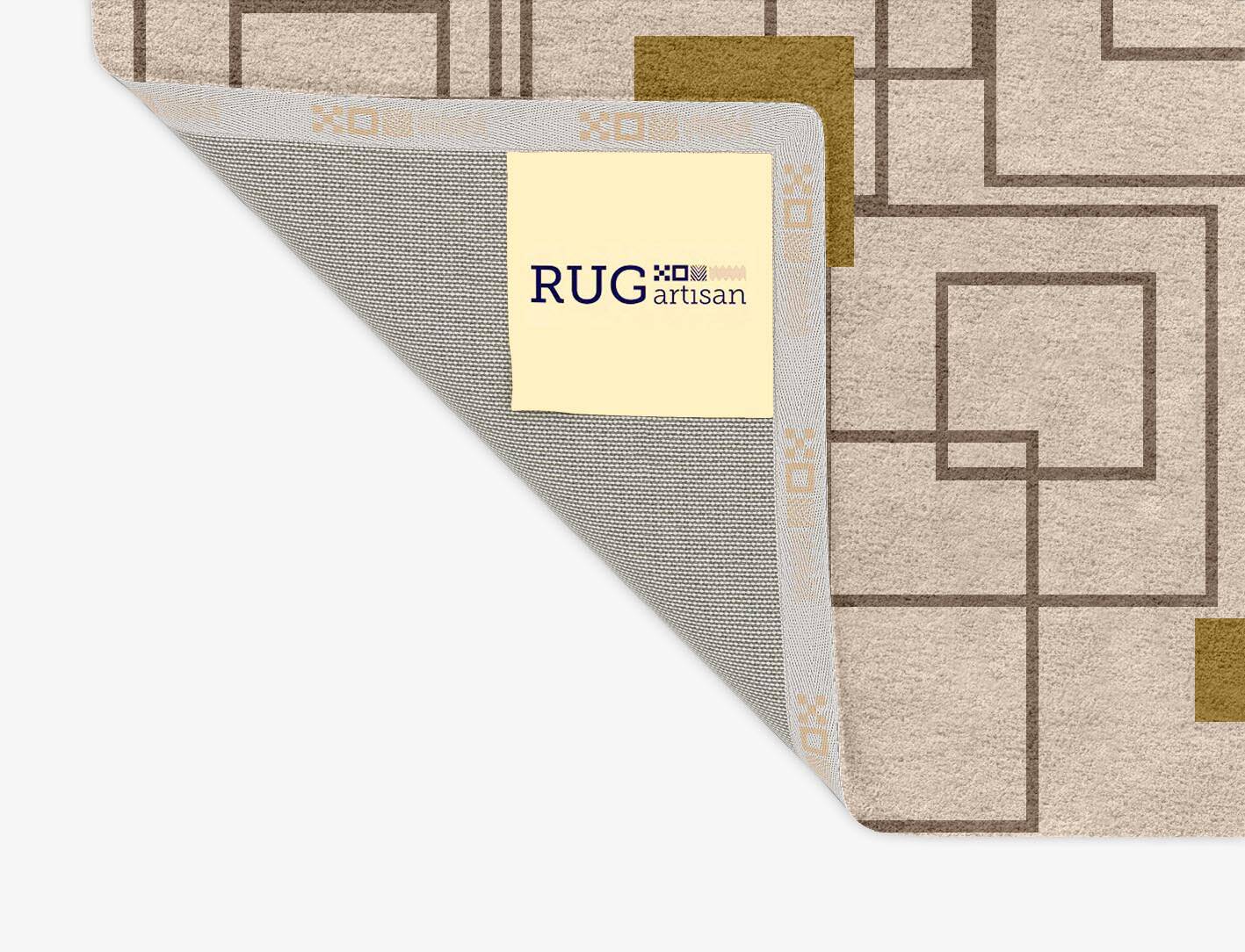Squares Geometric Rectangle Hand Tufted Pure Wool Custom Rug by Rug Artisan