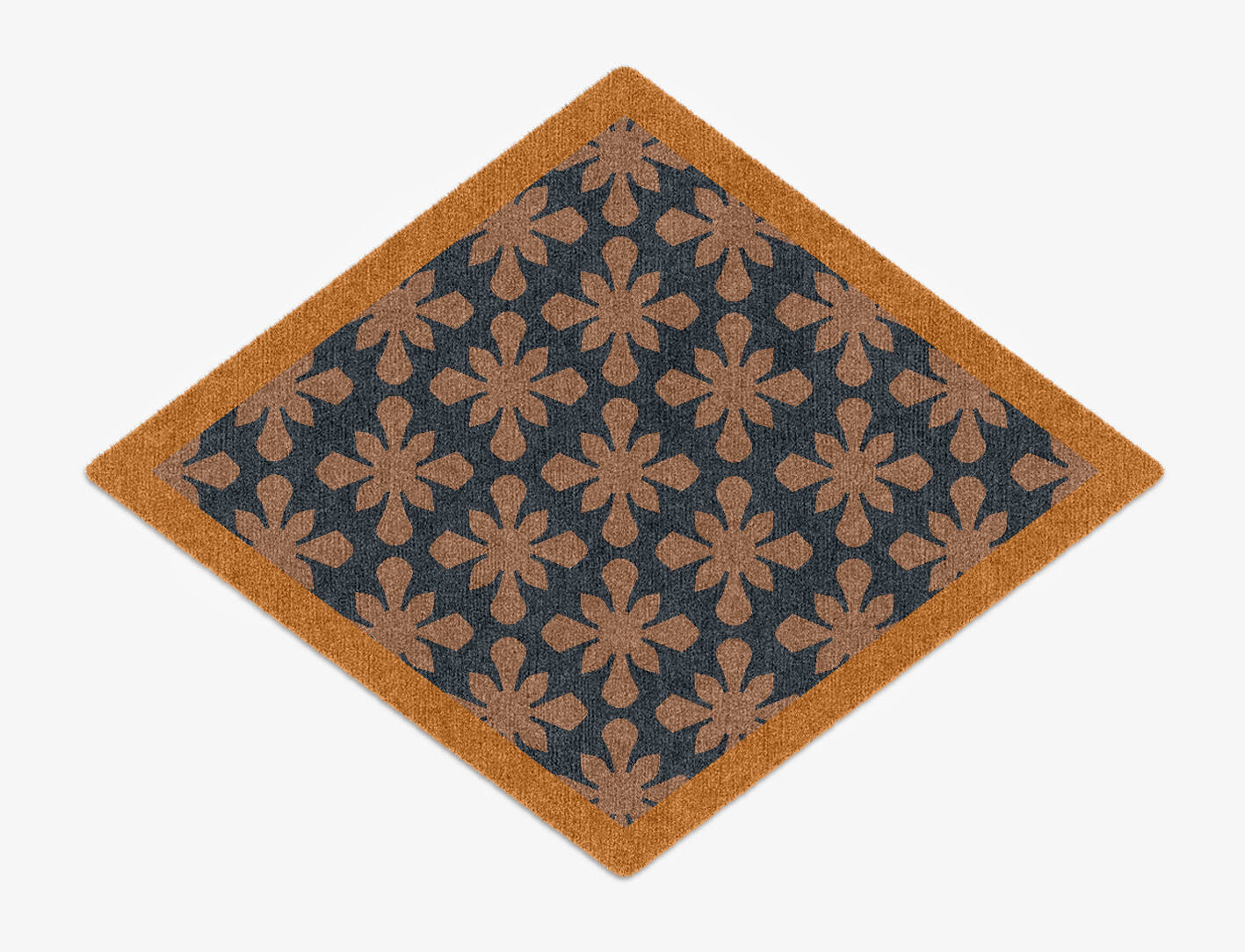 Starlet Geometric Diamond Hand Knotted Tibetan Wool Custom Rug by Rug Artisan