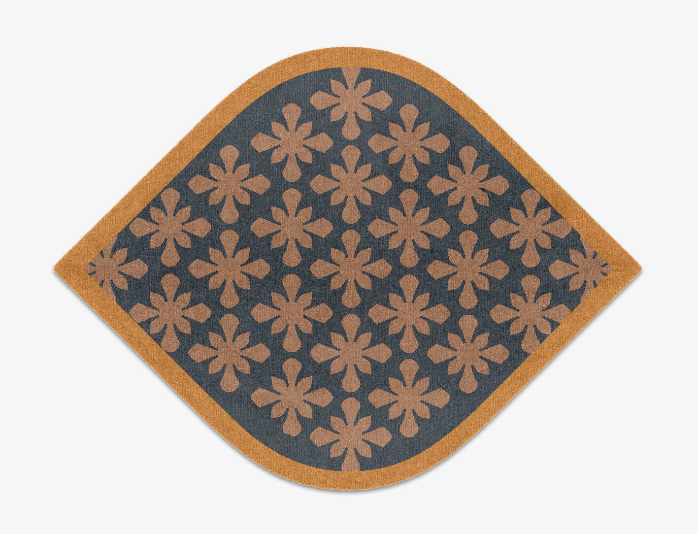 Starlet Geometric Ogee Hand Knotted Tibetan Wool Custom Rug by Rug Artisan