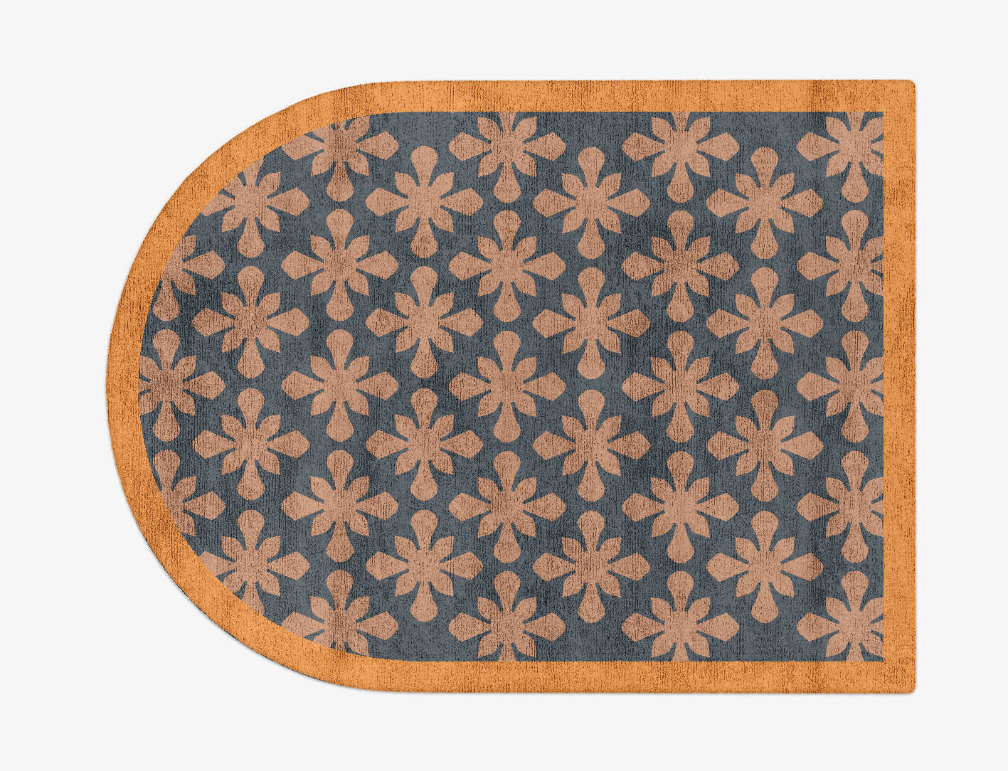Starlet Geometric Arch Hand Tufted Bamboo Silk Custom Rug by Rug Artisan