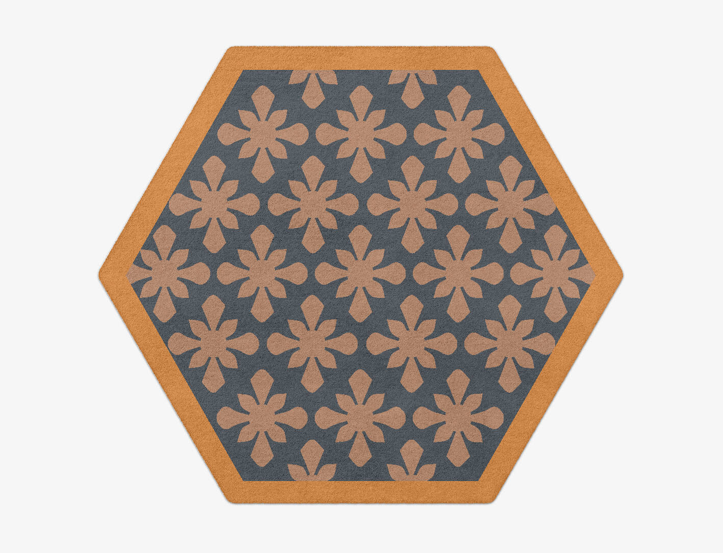 Starlet Geometric Hexagon Hand Tufted Pure Wool Custom Rug by Rug Artisan