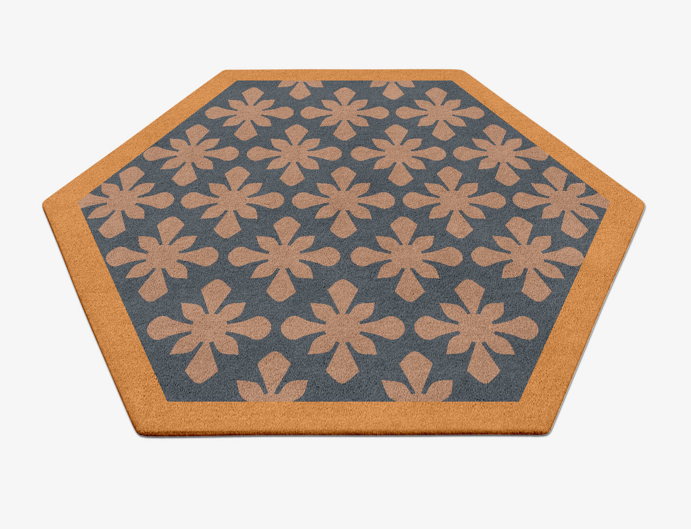 Starlet Geometric Hexagon Hand Tufted Pure Wool Custom Rug by Rug Artisan