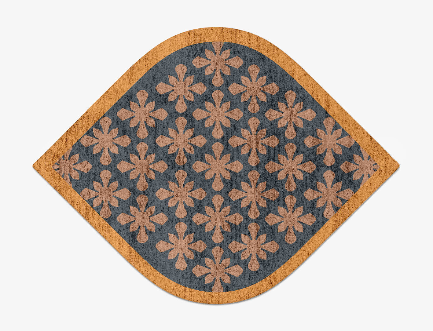 Starlet Geometric Ogee Hand Tufted Bamboo Silk Custom Rug by Rug Artisan