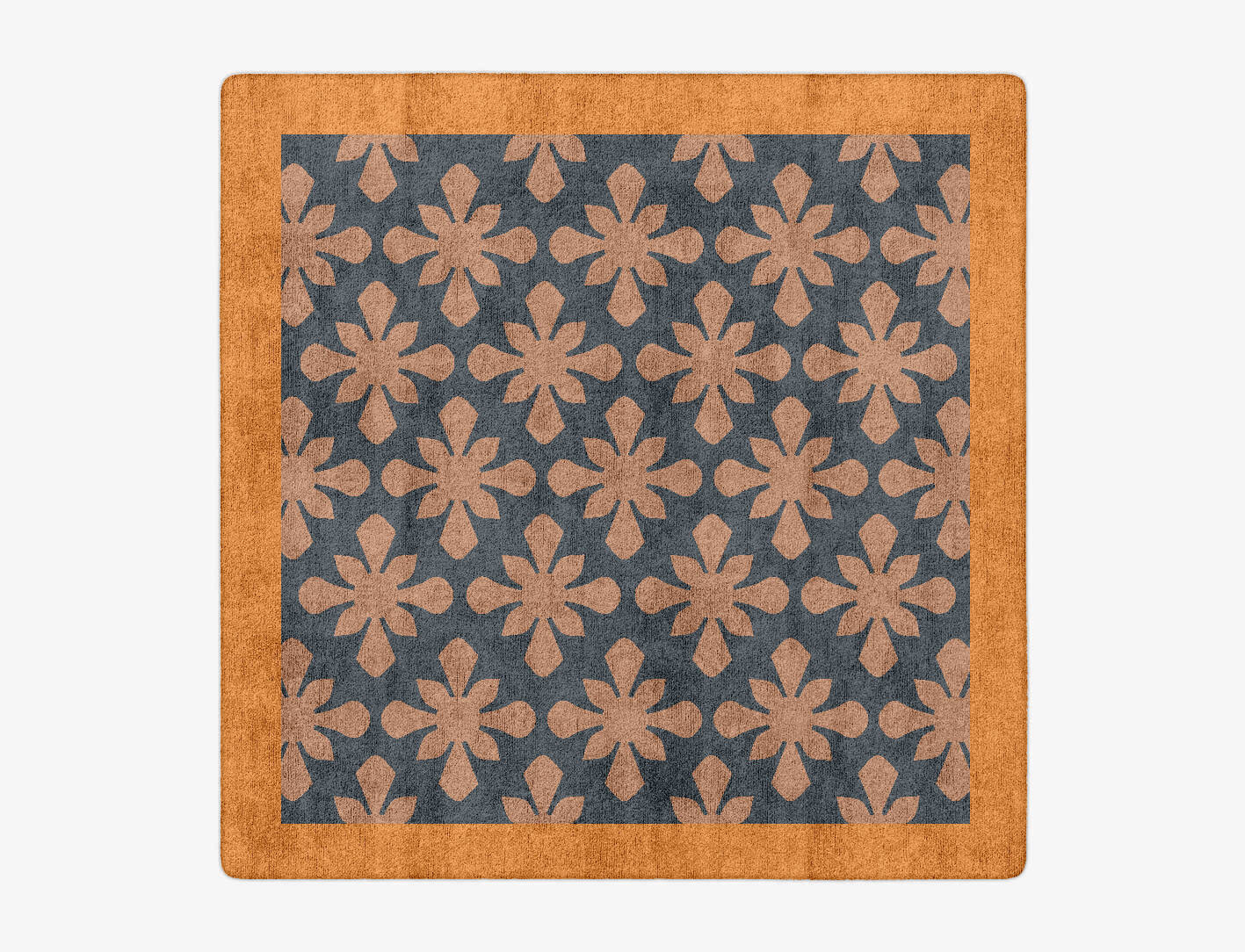 Starlet Geometric Square Hand Tufted Bamboo Silk Custom Rug by Rug Artisan