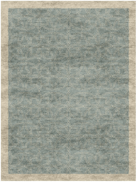 Stella Blue Royal Rectangle Hand Knotted Bamboo Silk Custom Rug by Rug Artisan