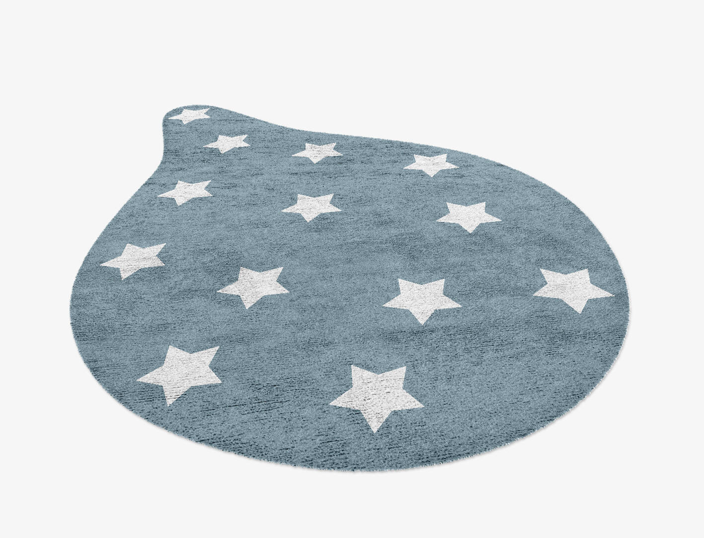 Stellar Kids Drop Hand Knotted Bamboo Silk Custom Rug by Rug Artisan