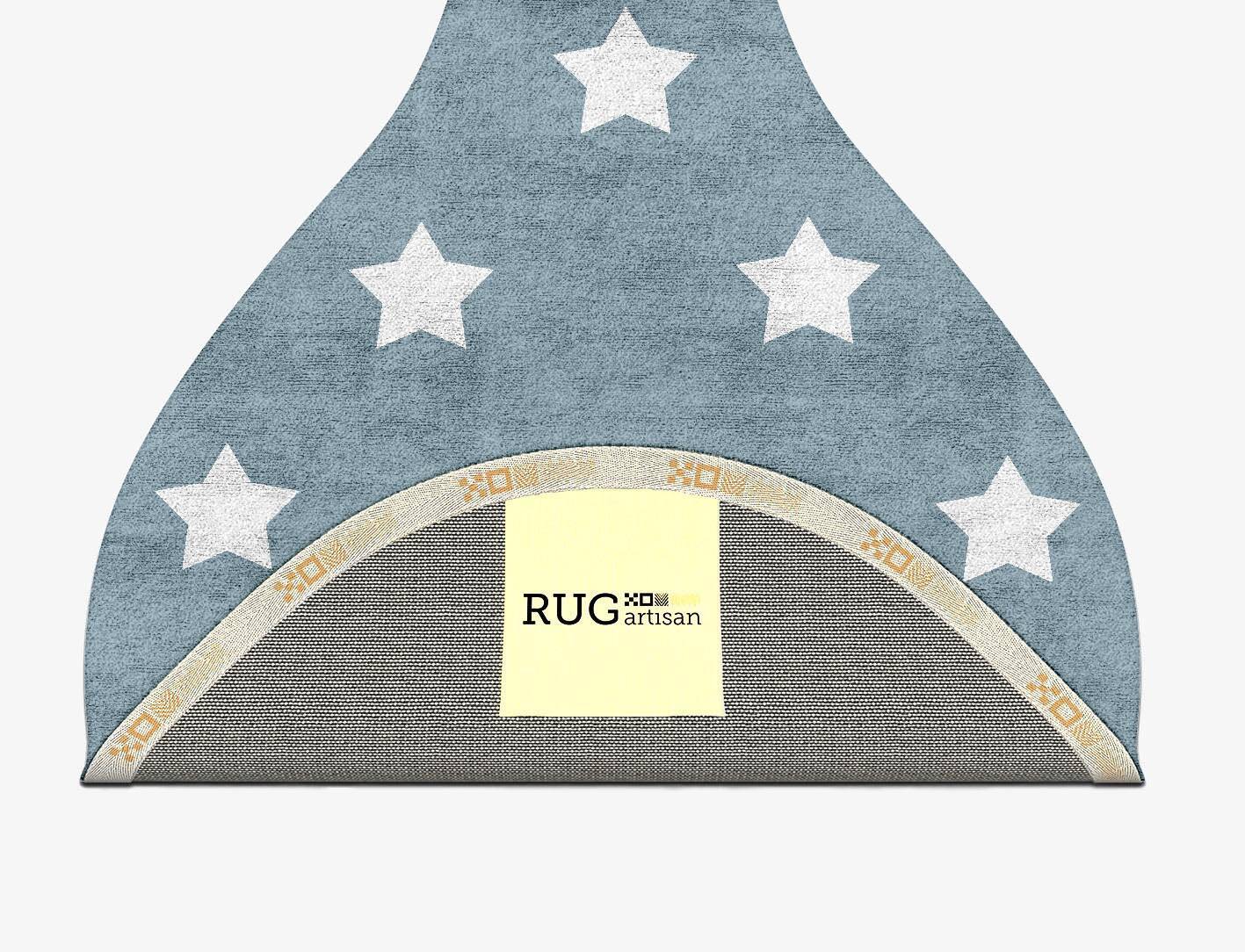 Stellar Kids Drop Hand Tufted Bamboo Silk Custom Rug by Rug Artisan