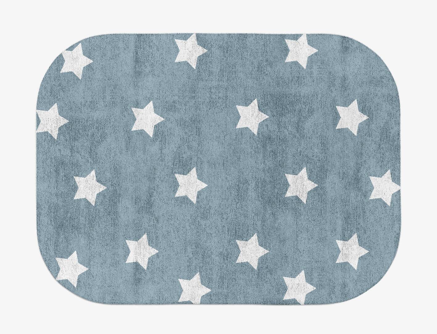 Stellar Kids Oblong Hand Tufted Bamboo Silk Custom Rug by Rug Artisan