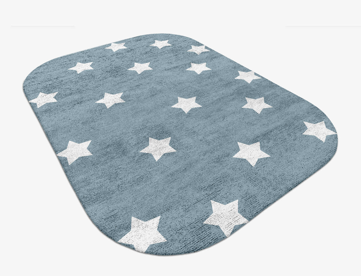 Stellar Kids Oblong Hand Tufted Bamboo Silk Custom Rug by Rug Artisan