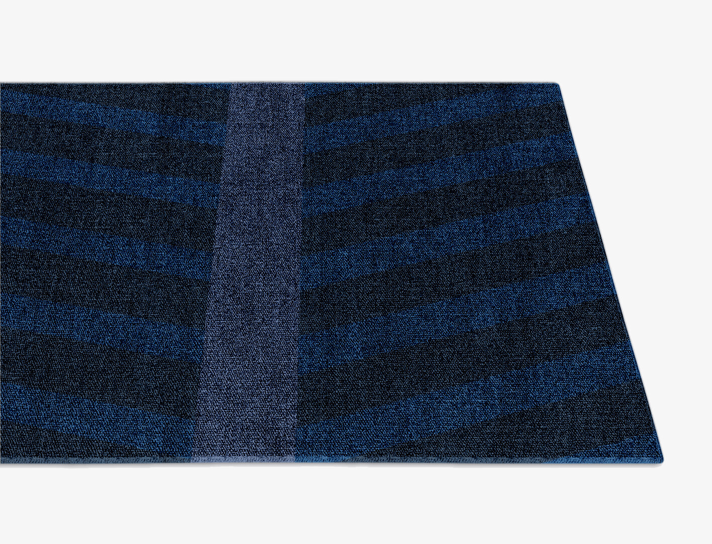 Steps Geometric Runner Flatweave Bamboo Silk Custom Rug by Rug Artisan