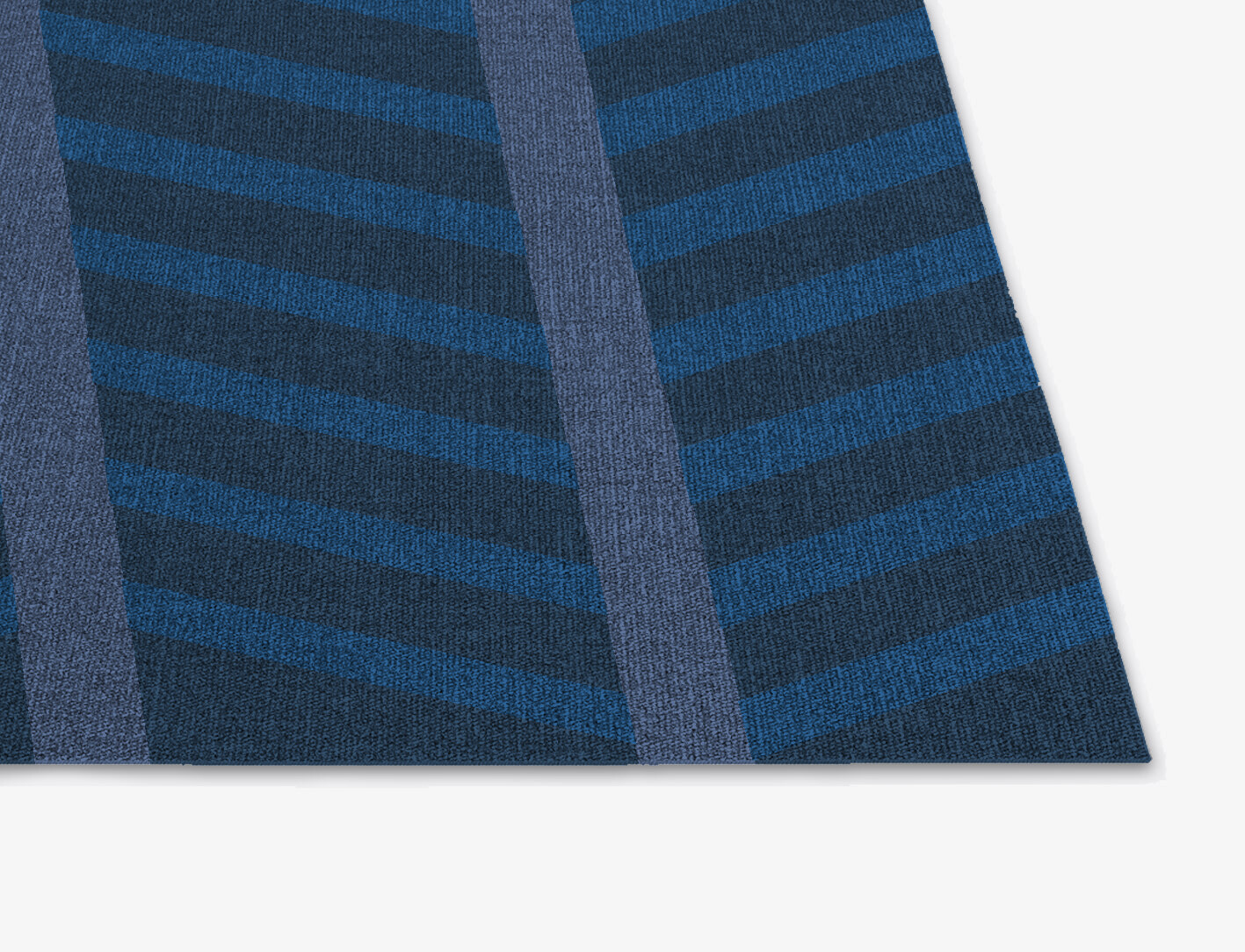Steps Geometric Square Flatweave New Zealand Wool Custom Rug by Rug Artisan