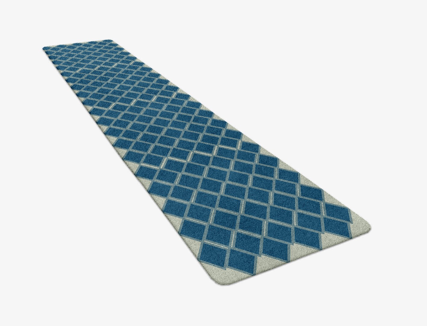 Sticks Geometric Runner Hand Tufted Pure Wool Custom Rug by Rug Artisan