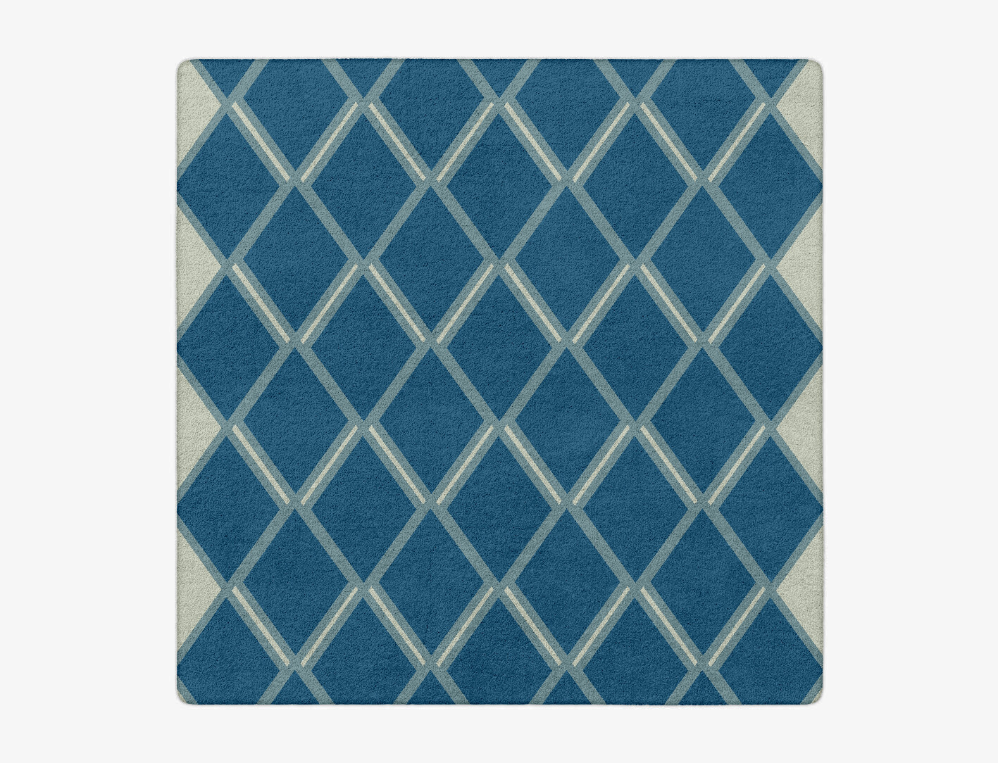 Sticks Geometric Square Hand Tufted Pure Wool Custom Rug by Rug Artisan