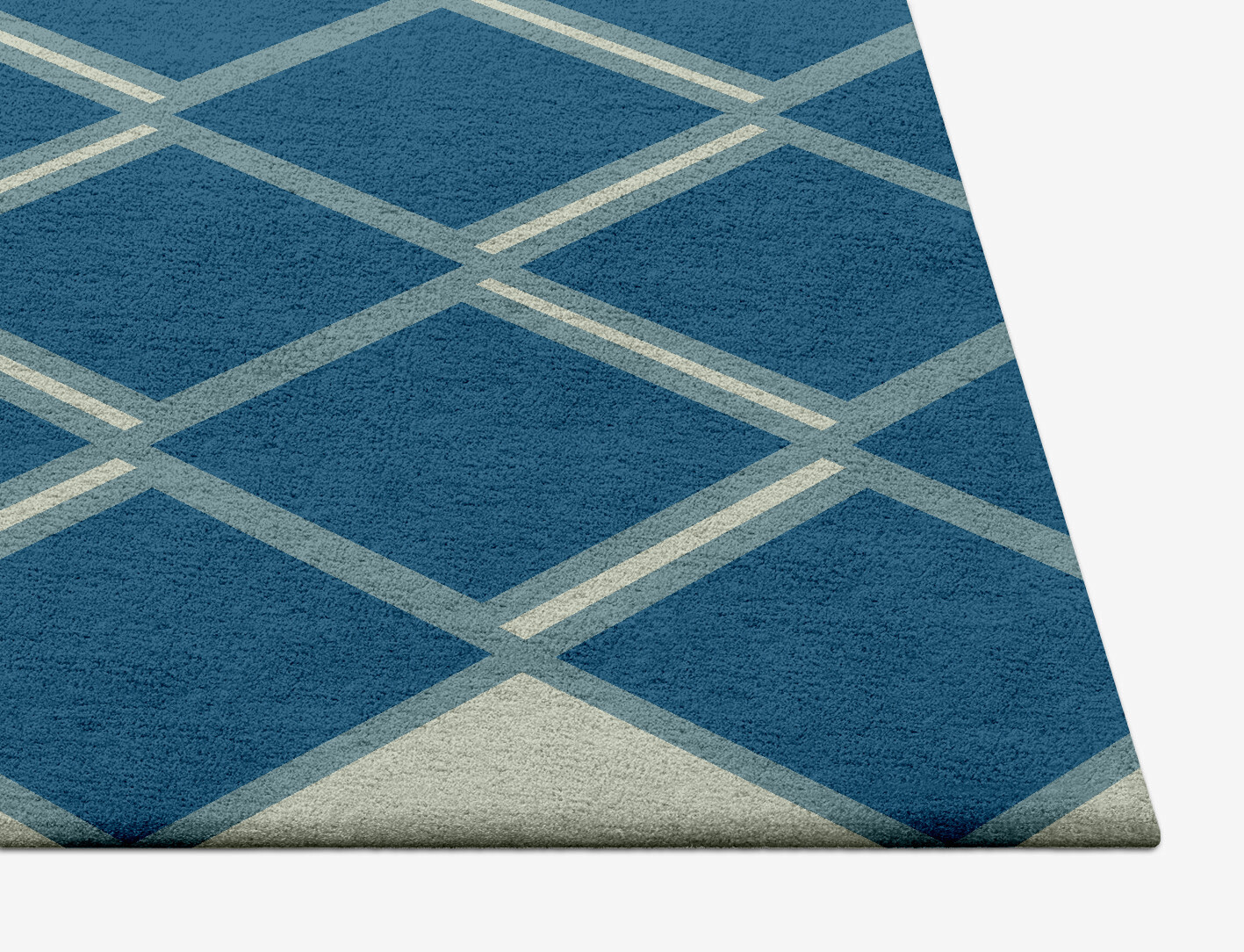 Sticks Geometric Square Hand Tufted Pure Wool Custom Rug by Rug Artisan