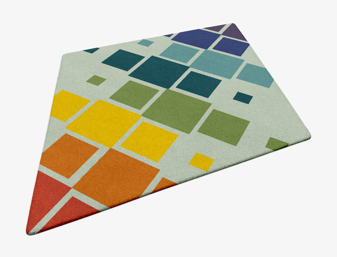 Stiles Geometric Diamond Hand Tufted Pure Wool Custom Rug by Rug Artisan