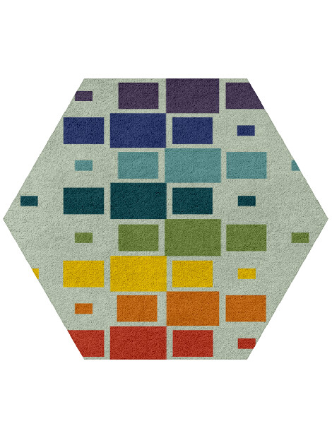 Stiles Geometric Hexagon Hand Tufted Pure Wool Custom Rug by Rug Artisan