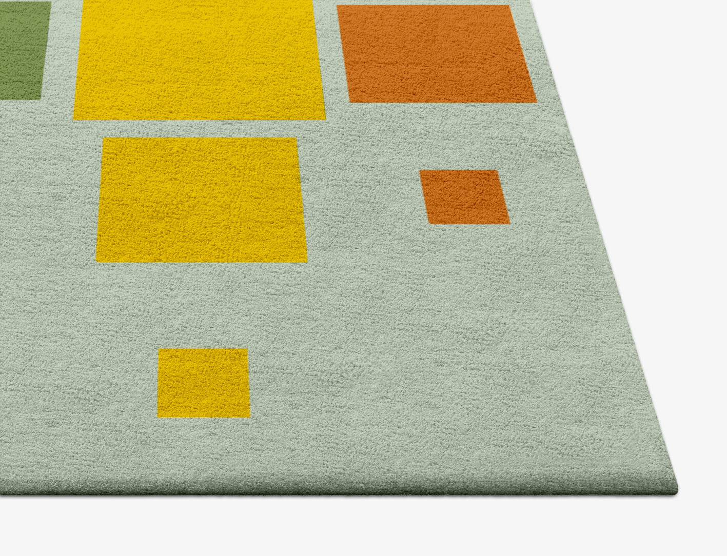 Stiles Geometric Square Hand Tufted Pure Wool Custom Rug by Rug Artisan