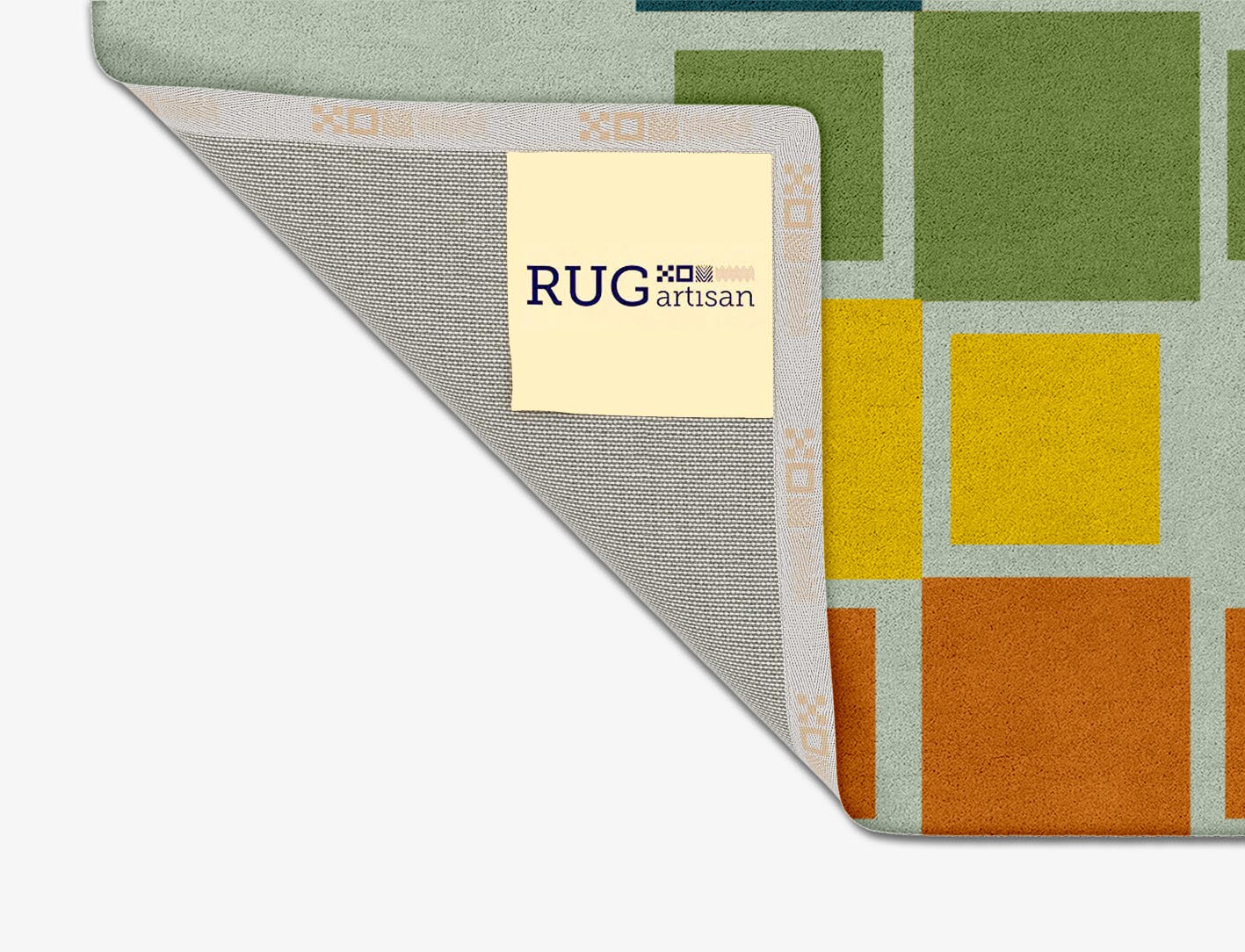Stiles Geometric Square Hand Tufted Pure Wool Custom Rug by Rug Artisan