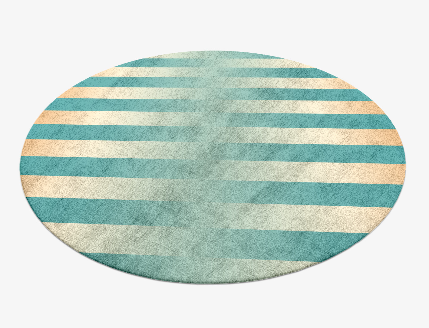 Stock Ombre Round Hand Knotted Bamboo Silk Custom Rug by Rug Artisan