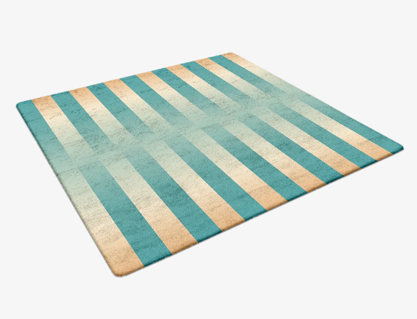 Stock Ombre Square Hand Tufted Bamboo Silk Custom Rug by Rug Artisan