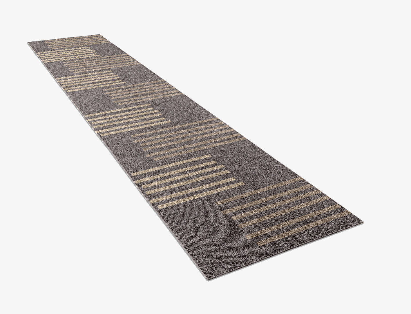 Strait Minimalist Runner Flatweave New Zealand Wool Custom Rug by Rug Artisan