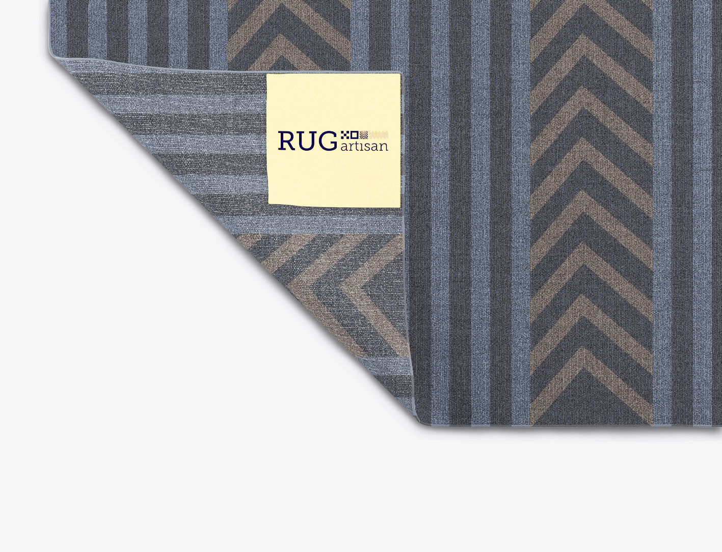 Strand Geometric Rectangle Flatweave New Zealand Wool Custom Rug by Rug Artisan