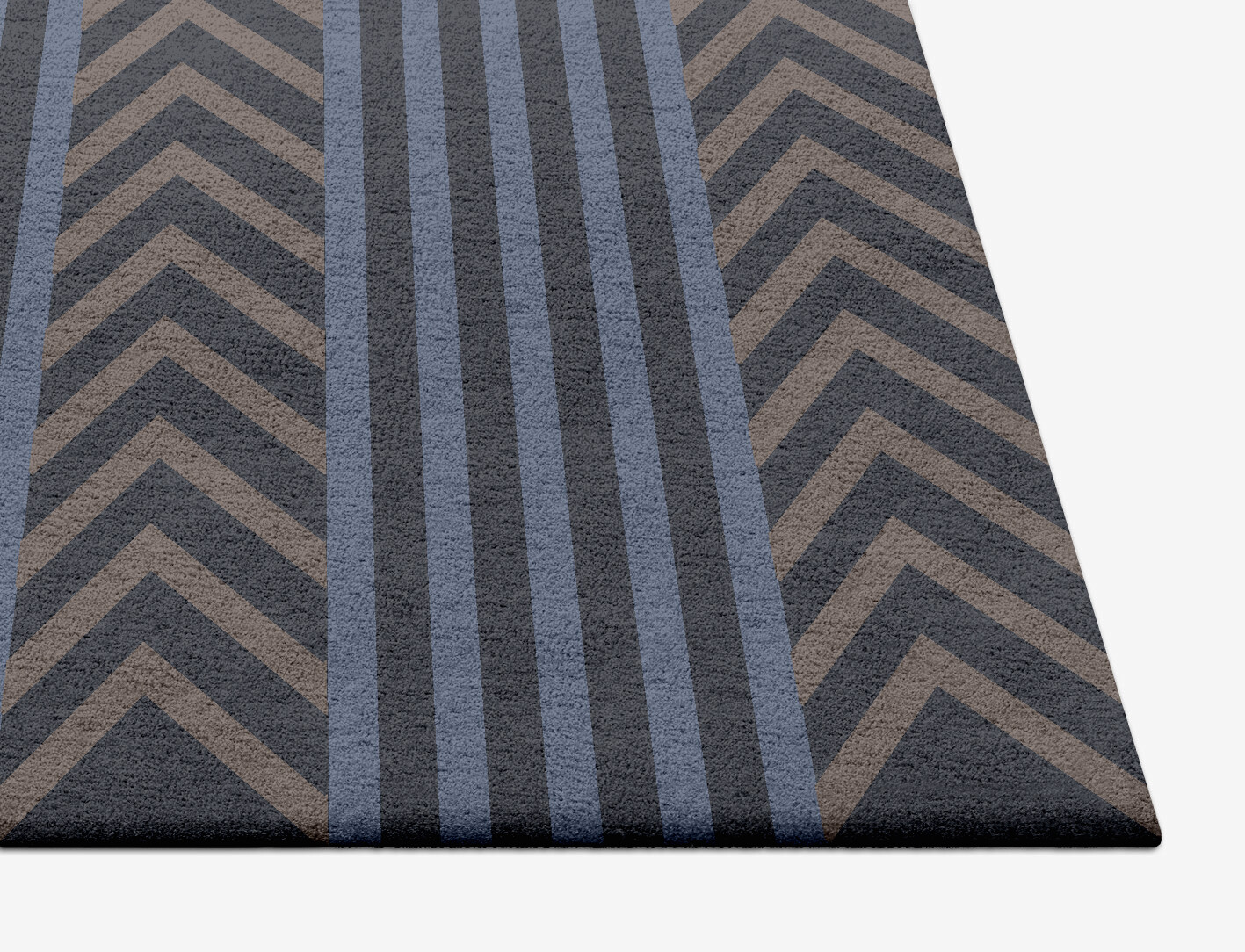 Strand Geometric Square Hand Tufted Pure Wool Custom Rug by Rug Artisan