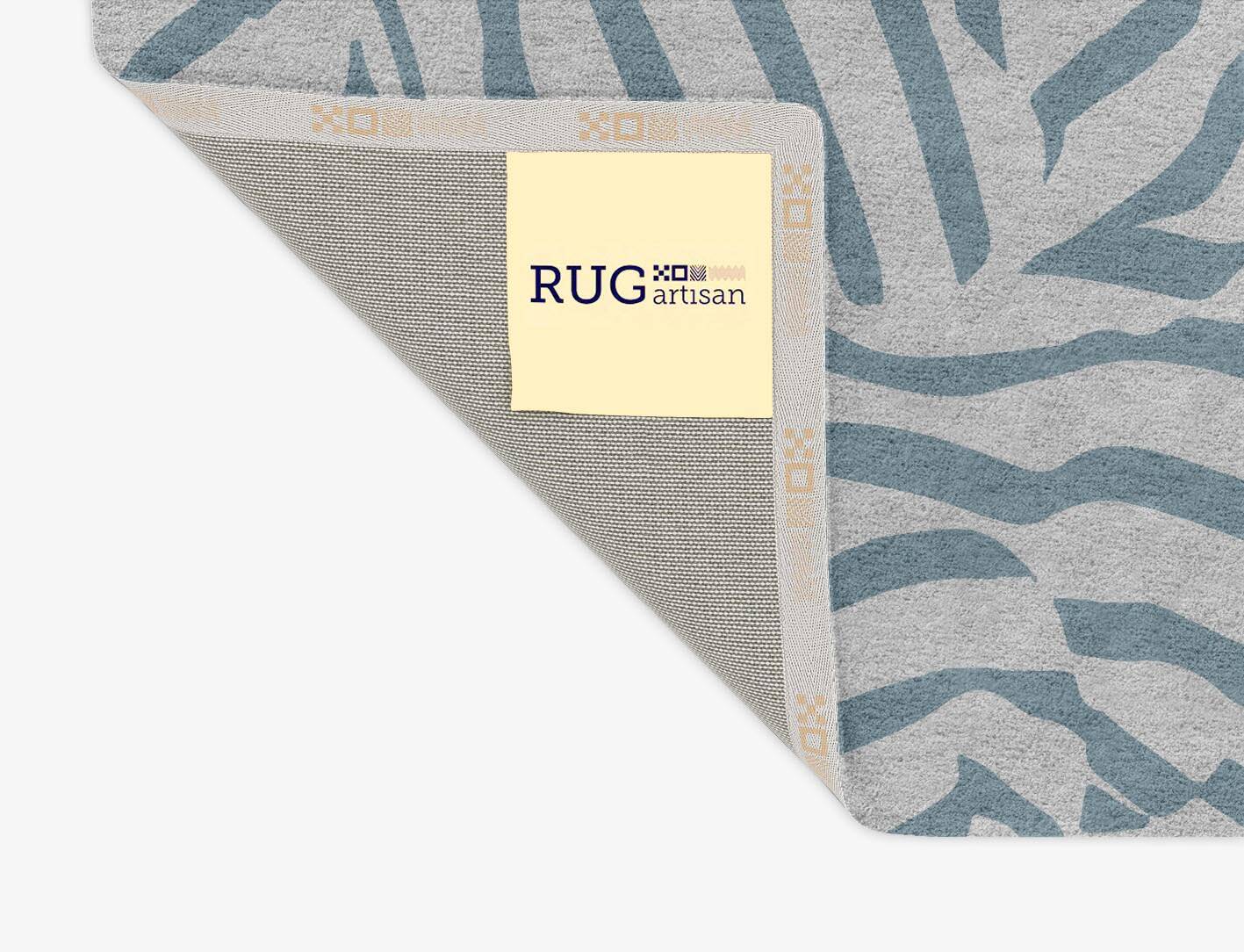 Stray Cerulean Rectangle Hand Tufted Pure Wool Custom Rug by Rug Artisan