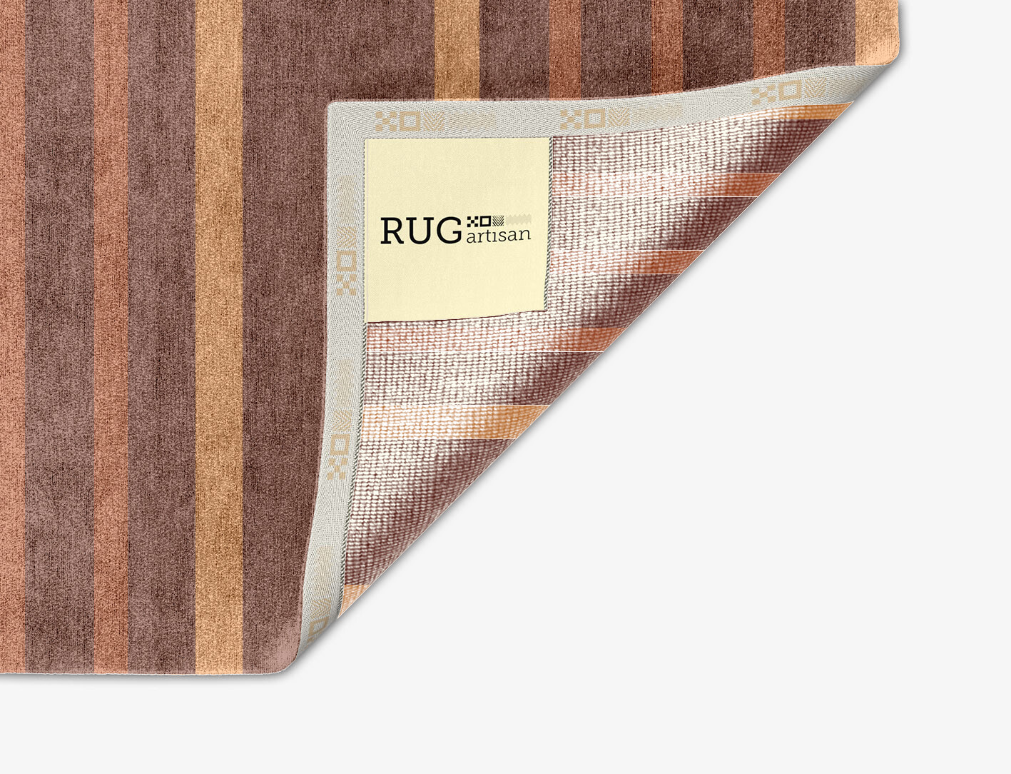 Stretch Minimalist Arch Hand Knotted Bamboo Silk Custom Rug by Rug Artisan