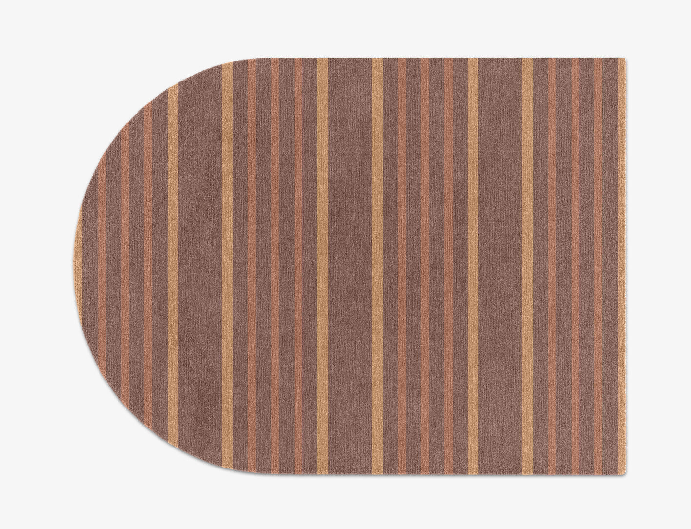 Stretch Minimalist Arch Hand Knotted Tibetan Wool Custom Rug by Rug Artisan