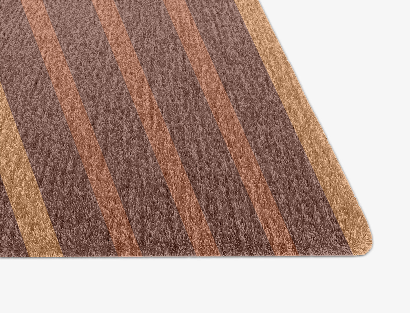 Stretch Minimalist Arch Hand Knotted Tibetan Wool Custom Rug by Rug Artisan