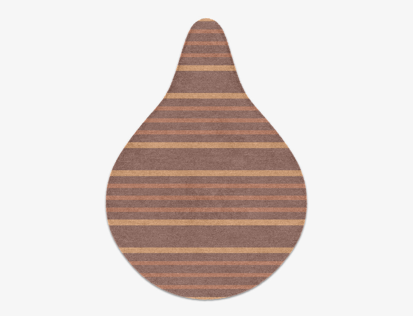 Stretch Minimalist Drop Hand Knotted Tibetan Wool Custom Rug by Rug Artisan