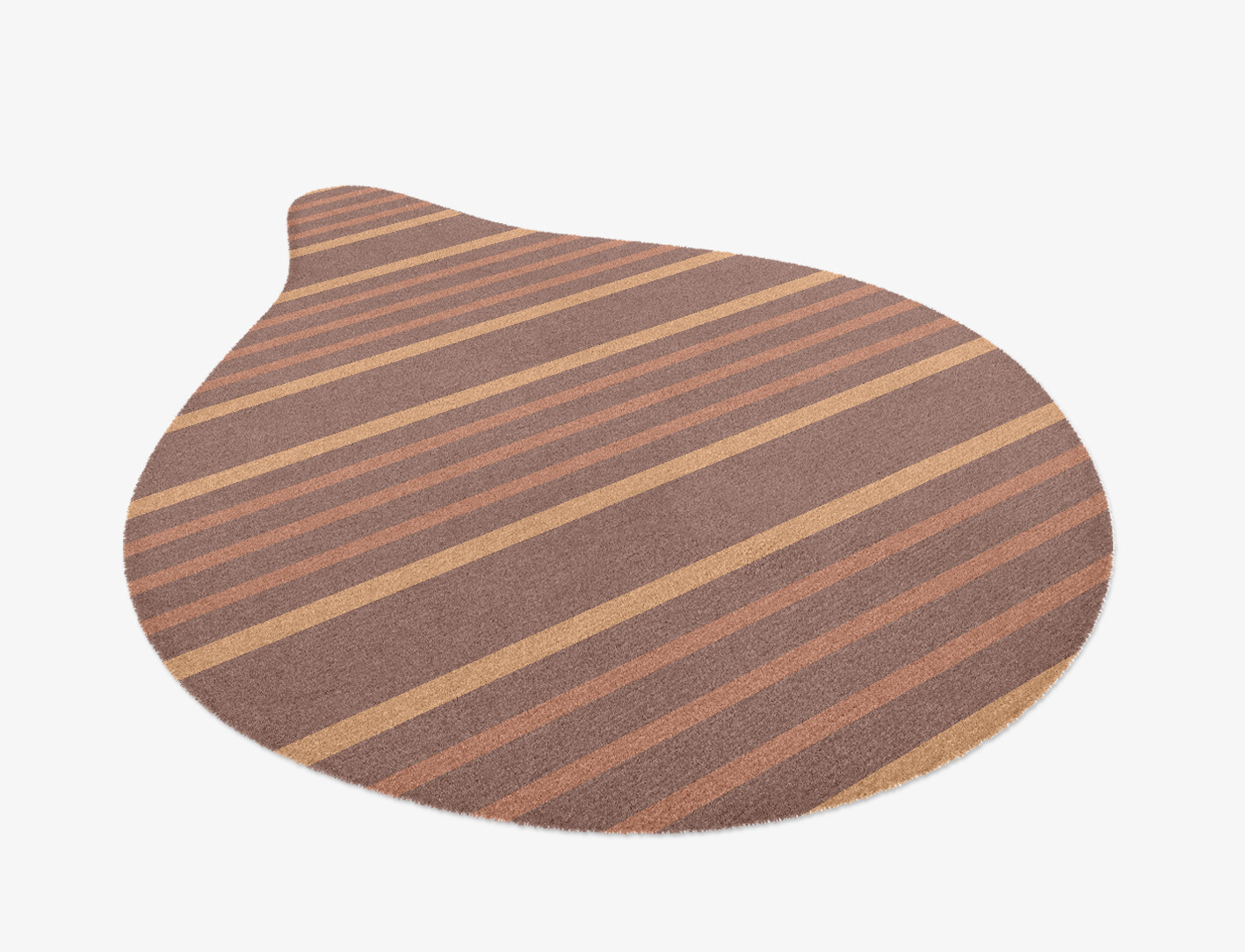 Stretch Minimalist Drop Hand Knotted Tibetan Wool Custom Rug by Rug Artisan