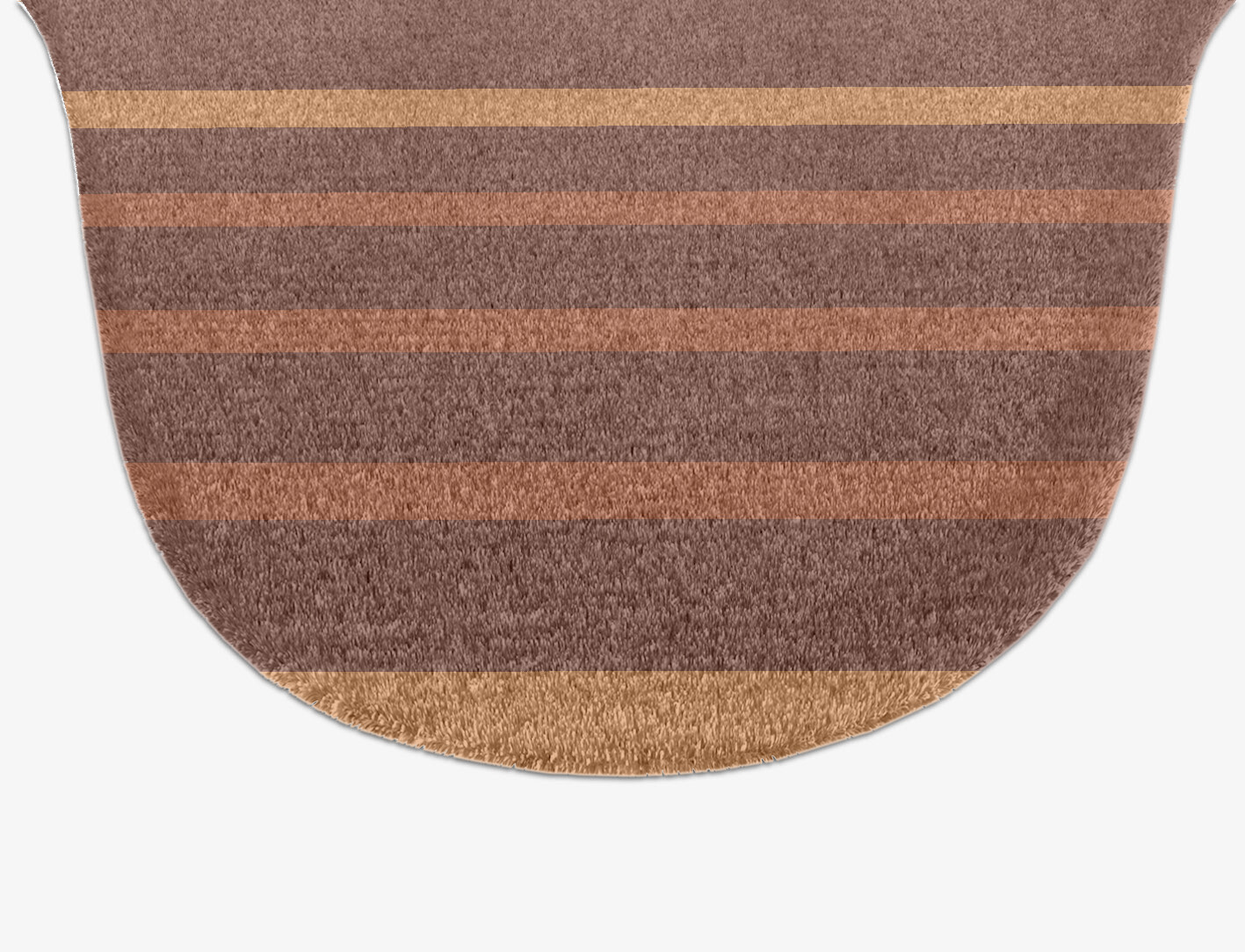 Stretch Minimalist Drop Hand Knotted Tibetan Wool Custom Rug by Rug Artisan