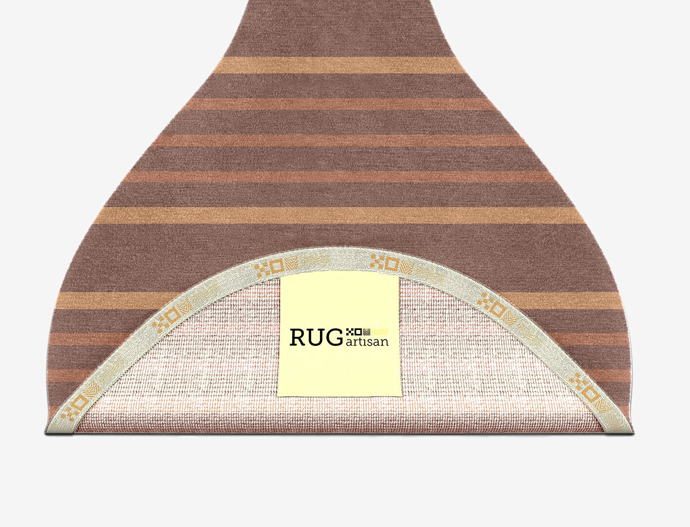 Stretch Minimalist Drop Hand Knotted Tibetan Wool Custom Rug by Rug Artisan