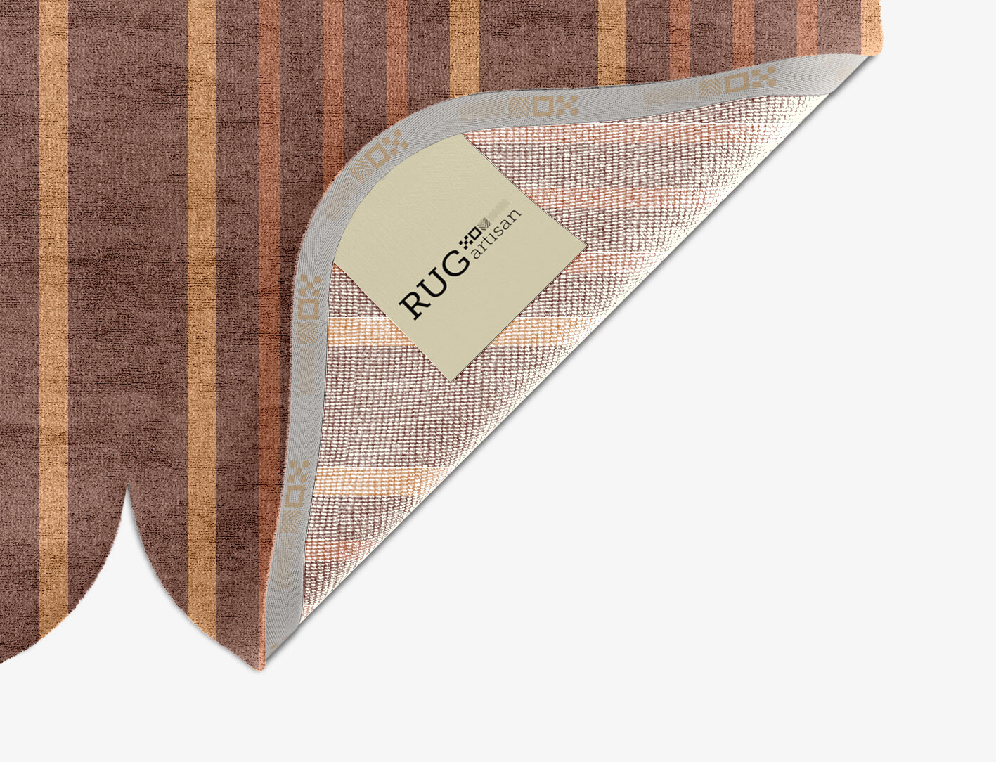 Stretch Minimalist Eight Hand Knotted Bamboo Silk Custom Rug by Rug Artisan