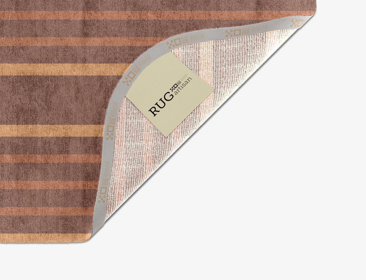 Stretch Minimalist Oblong Hand Knotted Bamboo Silk Custom Rug by Rug Artisan